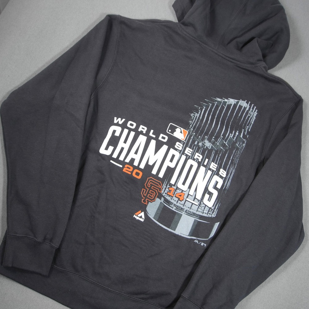 San Francisco Giants 2014 World Series Champions Majestic Men Hoodie M Retro